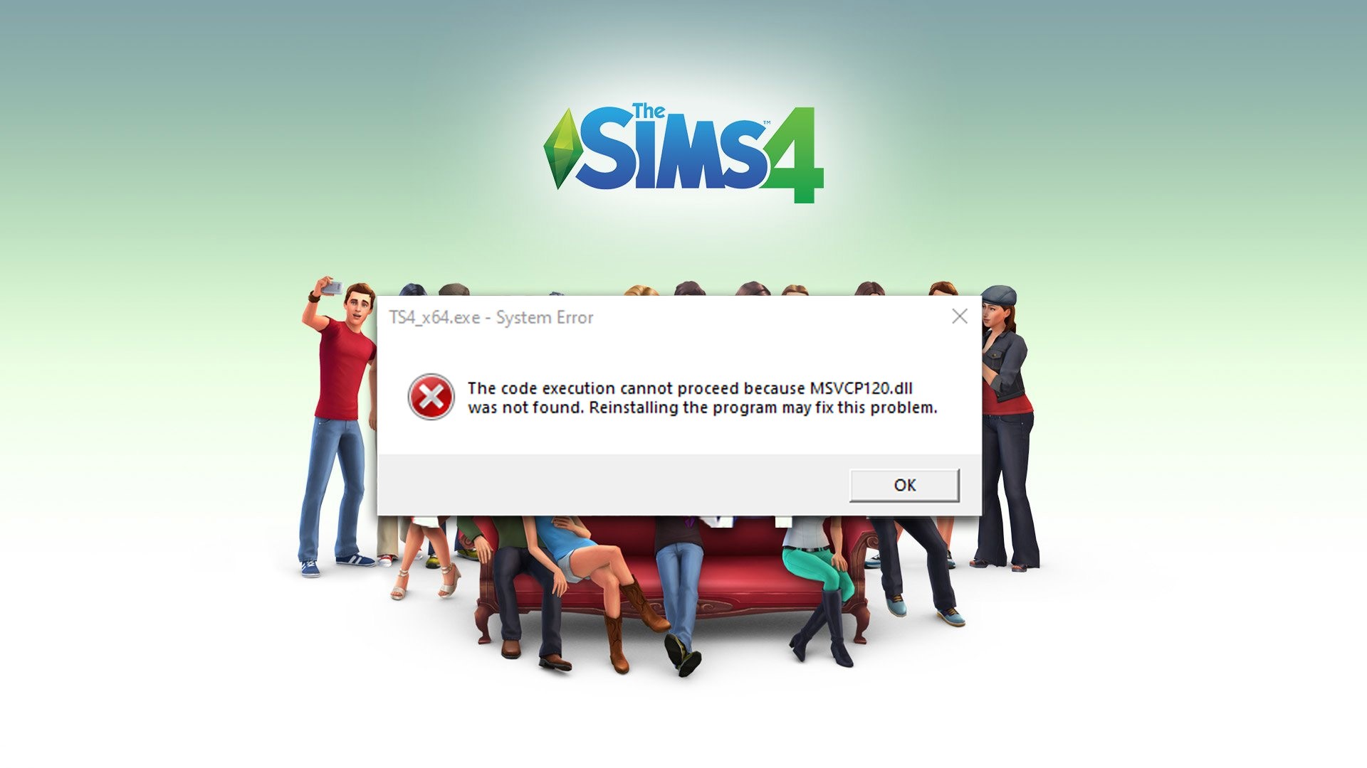 Fix MSVCP140.dll The Sims 4