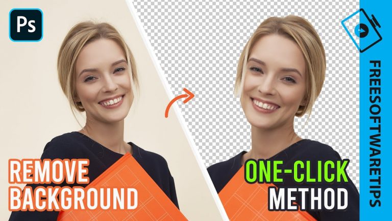 How to remove background using one-click method in Adobe Photoshop CC 2020